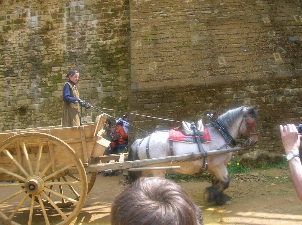 2009-mai-Guedelon-transport-materiaux-chevaux-lourds-MFV