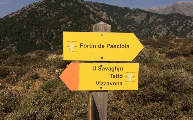 chemins de randonnée haute corse